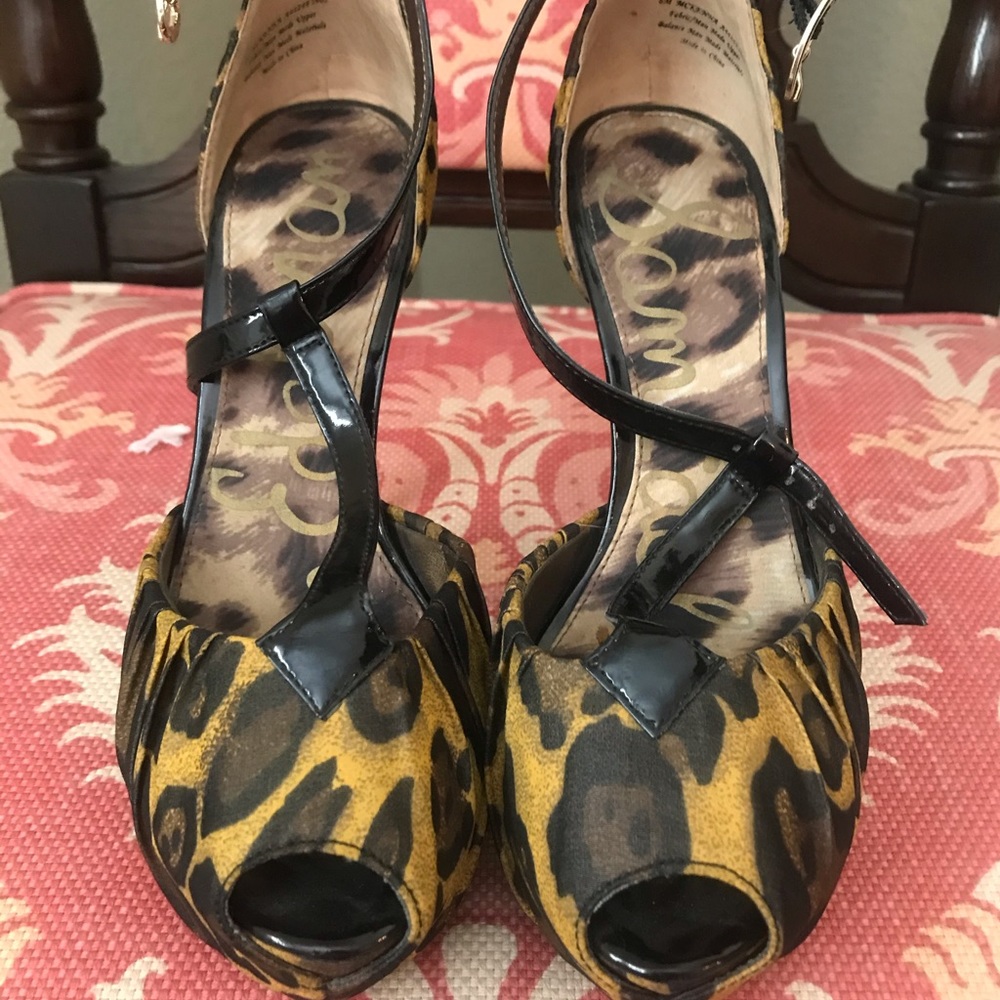 Sam Edelman Leopard Heels
